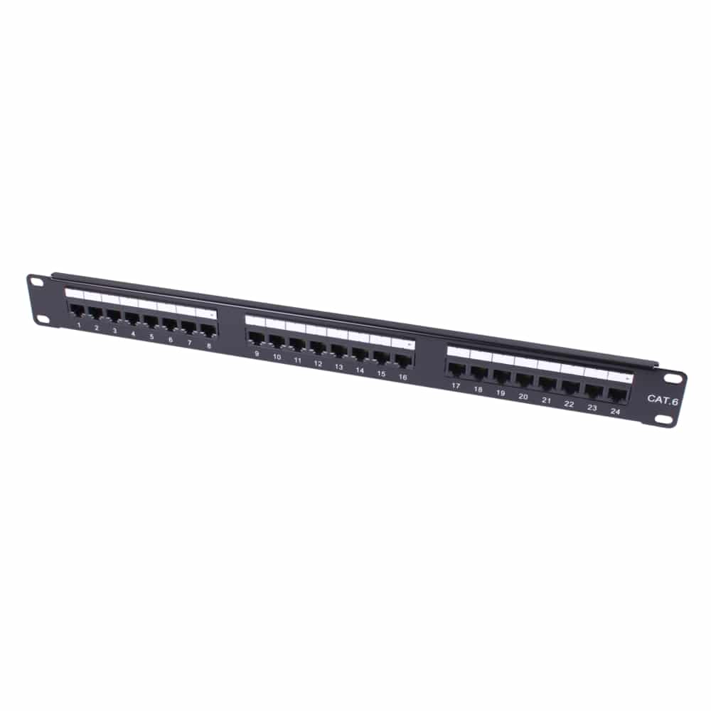Panneau de Brassage 24 ports CAT6/UPT
