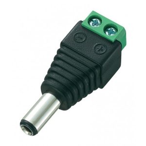 Connecteur alimentation mâle Jack DC