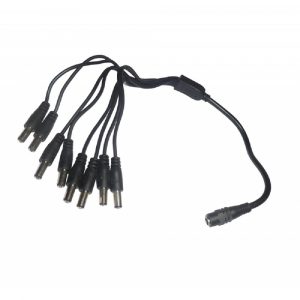 1 en 8 Adaptateur splitter cordon pour alimentation caméra de surveillance