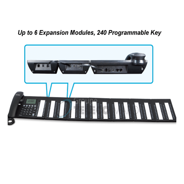 Téléphone IP SIP PoE VIP-254PT Planet – Image 2