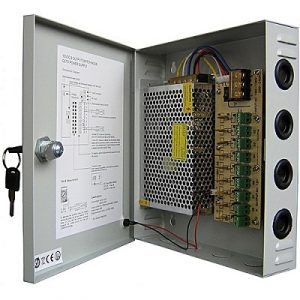 Coffret Alimentation Pour 8 camera 12V 10A Pm-Pc9
