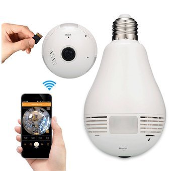 Caméra Caché Wifi Smart Ampoule 1.3MP Multistar MSR6 – Image 3
