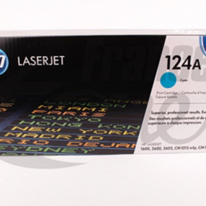 Cartouche de toner HP LaserJet 124 A bleu Economique-Q6001A