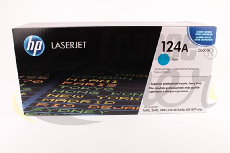 Cartouche de toner HP LaserJet 124 A bleu Economique-Q6001A