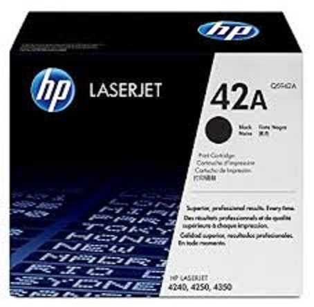 Cartouche de Toner HP 42A Authentique pour LaserJet 4240, 4250, 4350