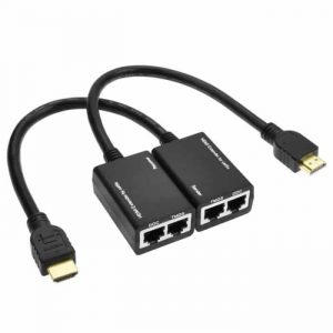 Extendeur Répéteur Câble HDMI via Réseau RJ45 60m