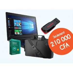 Kit Complet 4 en 1: Ordinateur Lenovo IP110 + SAC + Cle USB 8Go + Antivirus Kaspersky 2018