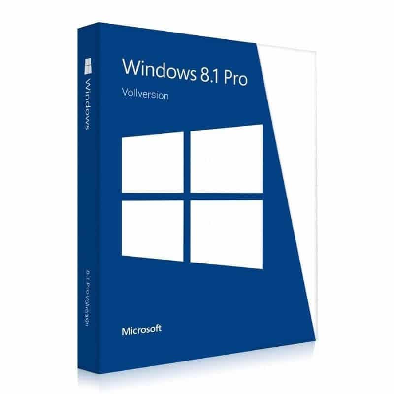 Licence Windows 8.1 Professionnel 32/64 Bits