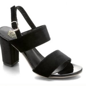 Chaussure a Talon noir avec lanière, pointure 39-40 EB0001