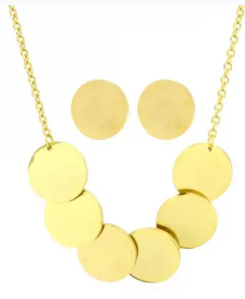 Collier tendance avec des pièces superposées-EB0001