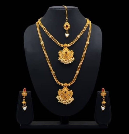 Ensemble collier plaqué or - EB0001