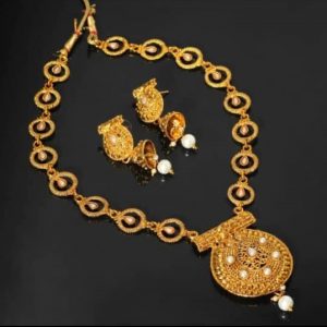 Ensemble collier plaqué or - EB0001