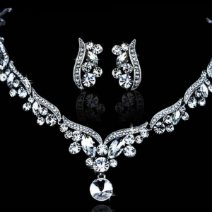 Ensemble collier en perle-EB0001