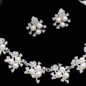 Ensemble collier en perle pour les mariés - EB0001