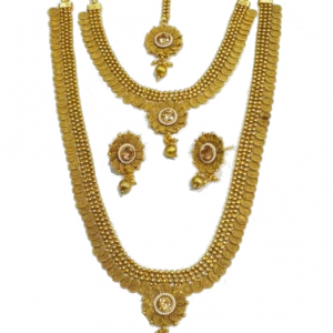 Ensemble collier plaqué or avec un bijou de tête - EB0001