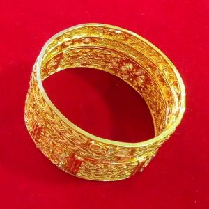 Bracelet plaqué or avec des cristaux-EB0001
