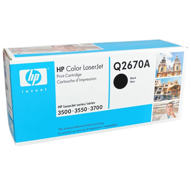Cartouche HP 308A toner LaserJet noir authentique (Q2670A)