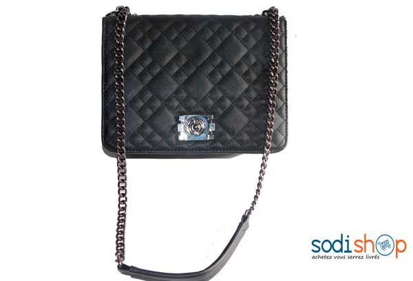 Mini sac à épaule forme BOY noir -SK0003