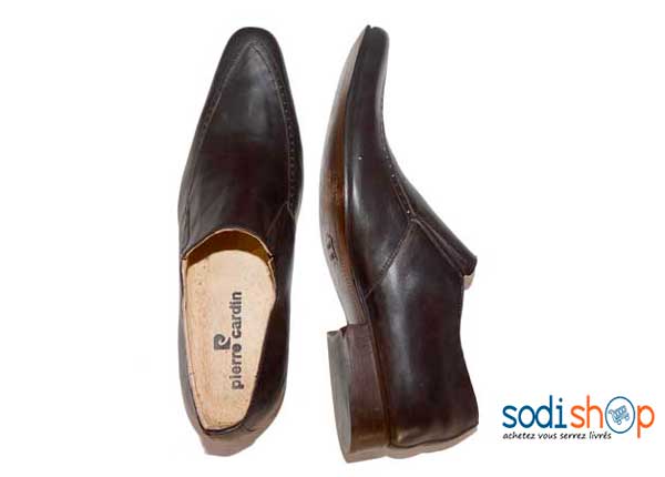 Chaussure Soulier PIERRE CARDIN pointure 42 chocolat-CL0004 – Image 2