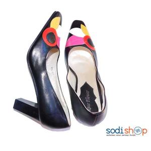 Chaussure à talon fermée Rose Flower pointure-41-KS0007