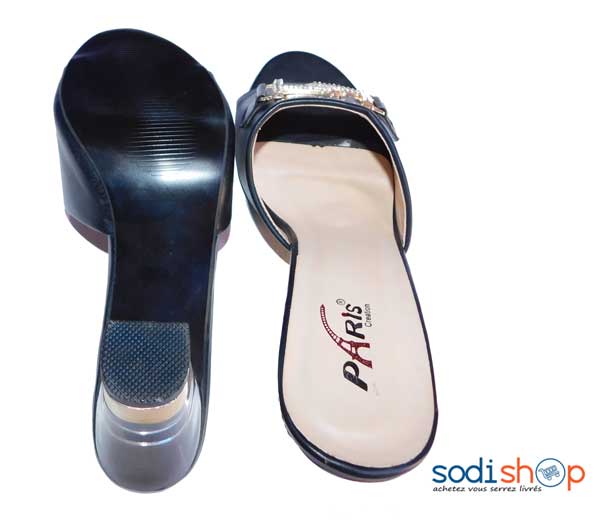 Chaussures à talon Paris couleur noir pointure-40-KS0007 – Image 2