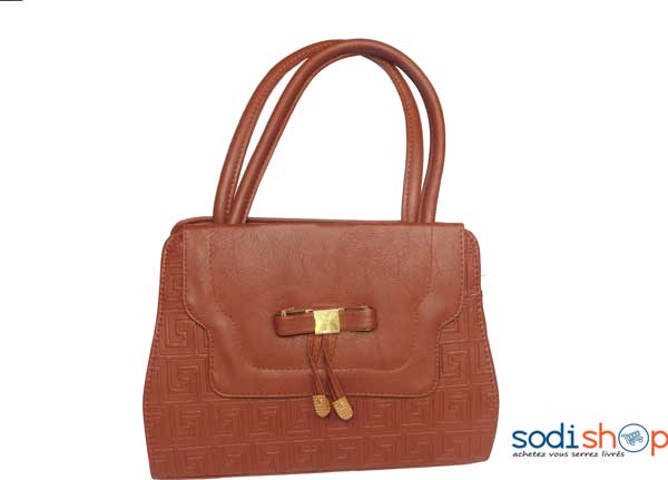 Mini sac marron avec nœud -SK0003 – Image 2