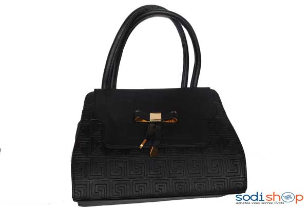 Mini sac noir avec nœud -SK0003