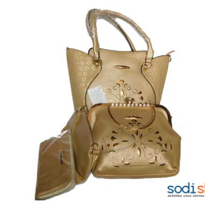 Sac à main grande dame 4 pièces -SK0003