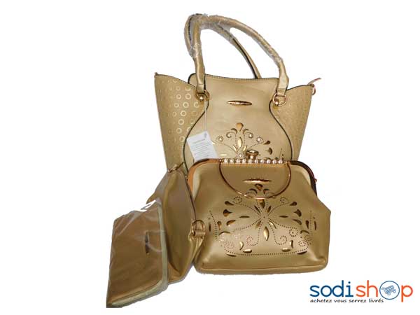 Sac à main grande dame 4 pièces -SK0003