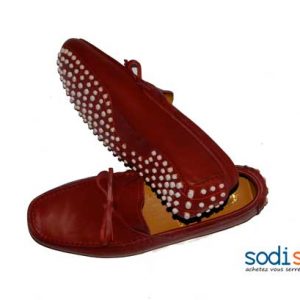 Chaussure mocassin rouge TODS pour homme pointure 42-SB0008