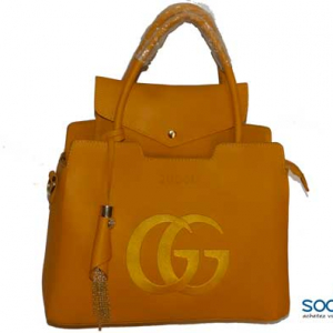 Sac à main GUCCI moutarde 2pièces -DB0005