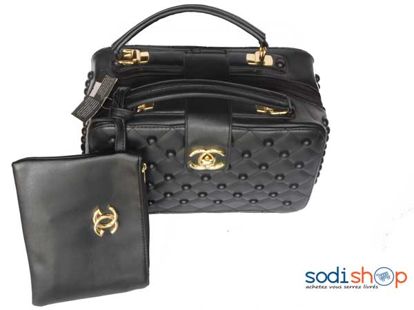 Sac coupe carré noir -SK0003 – Image 2