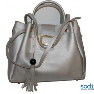 Sac à main gris-DB0005