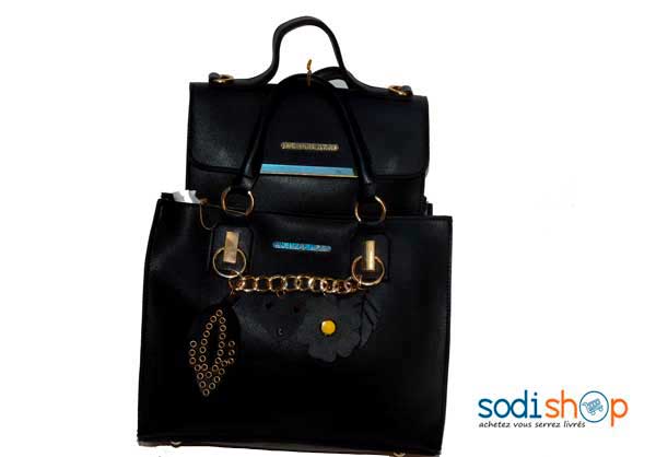 Sac noir Michael Kors 2pièces -DB0005