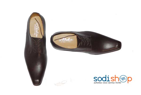 Soulier pour homme Aldo couleur chocolat pointure 44 -SB0008