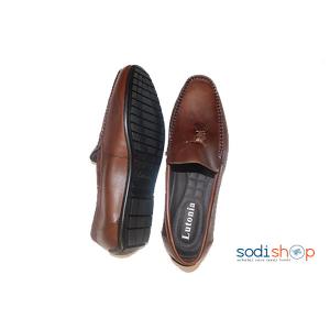 Chaussure pour homme couleur marron lutonia pointure 41 à 44- EJP0012
