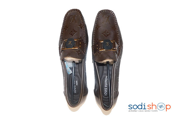Chaussure pour homme couleur marron louis vuitton pointure 41 à 44 -EPJ0012 – Image 2