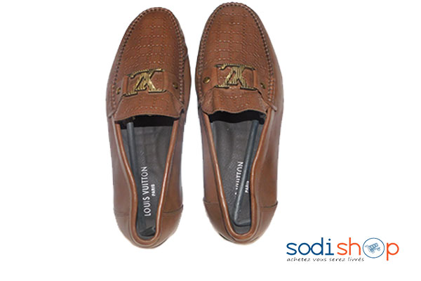 Chaussure pour homme mocassin marron Louis Vuitton pointure 43, 44,45,46 EJP0012