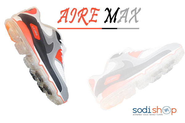 basquette pour homme couleur blanc Nike Air Marx – Image 3