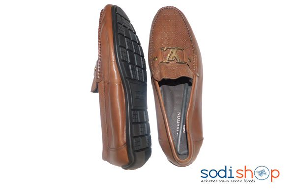 Chaussure pour homme mocassin marron Louis Vuitton pointure 43, 44,45,46 EJP0012 – Image 2