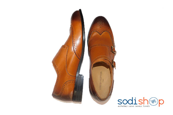 Chaussure soulier pour homme Louis Vuitton marron pointure 42,43,46 EJP0012 – Image 2