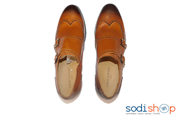 Chaussure soulier pour homme Louis Vuitton marron pointure 42,43,46 EJP0012