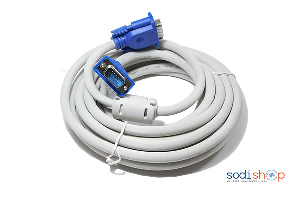 Câble VGA to VGA 10 mètres