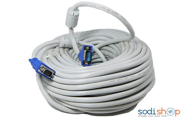 Câble VGA to VGA 30 mètres