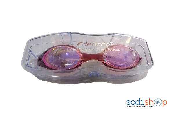 Lunette de natation rouge cleacco