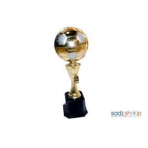 Coupe trophée avec ballon de fer en garantie taille petite SS0015