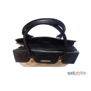 Sac à main couleur noire argenté KS0009