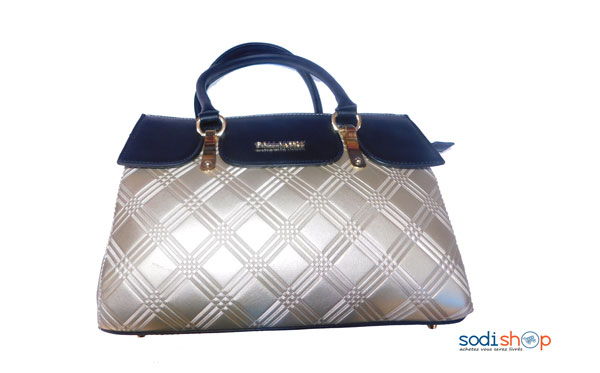 Sac à main couleur noire argenté KS0009 – Image 2