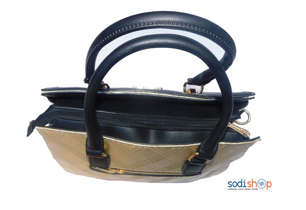 Sac à main couleur noire argenté KS0009 – Image 4