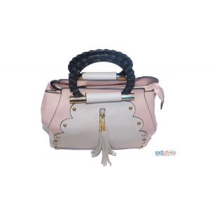 SAC à main couleur Rose Blanc KS0009